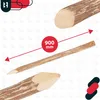 KOTARBAU® Lot de 6 Poteau Bois pour Palissade Poteau de Voir les images du produit 5