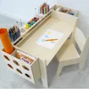 Schreibtisch mit einem Kinderstuhl und Organizer - Produktbild-Vorschau 2