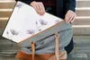 MuchoWow® Laptop Hülle 17 Zoll Laptoptasche Blumen - Lila - Produktbild-Vorschau 7