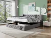 Hydraulická postel MODFU s pružinovou skříní 140 x 200 cm s Náhled obrázku produktu 3
