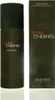 A product shot of a Hermès Terre D'Hermès deodorant spray and its packaging. Anteprima dell’immagine prodotto