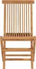 vidaXL Chaises de jardin pliantes 2 pcs. Bois massif teck Voir les images du produit 2