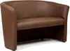 Geronimo | Sofa 2-osobowa - Brązowy - 123x79x69 cm W/H/D - Podgląd zdjęcia produktu 1