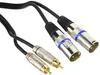 Cavo Xlr-Rca - 2 X Xlr 3 pin a 2 X Rca maschio - 1 M Anteprima dell’immagine prodotto 3