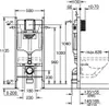 GROHE 38840000 WC prvok Rapid SL Project 38840 Inštalačná Náhľad obrázku produktu 1