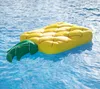 Westmann Stoff Schwimminsel Ananas Gelb 68x130x13 cm Produktbild-Vorschau 2