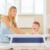 Clanmacy Faltbare Baby Badewanne 83cm Babybadewanne Anti Produktbild-Vorschau 7