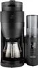 A black Melitta AromaFresh coffee maker with a glass carafe filled with coffee. Náhľad obrázku produktu