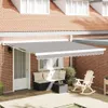 vidaXL Telo di ricambio per tenda da sole, grigio chiaro, 4 Anteprima dell’immagine prodotto 1