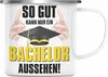 Trendation - Bachelor Abschluss Geschenk Emaille Tasse Produktbild-Vorschau 1