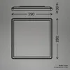 Briloner Tava Wood LED Plafonnier, Lumière indirecte, Plat, Voir les images du produit 7