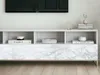 Klebefolie Möbel 67x1500 cm - Marmor Silber - Möbelfolie Produktbild-Vorschau 4