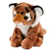A stuffed toy tiger cub is sitting and facing slightly to the left. Produktbild-Vorschau