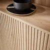 Libreria in legno e metallo nero a 2 ante, Marrone naturale Anteprima dell’immagine prodotto 5