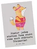 Mr. & Mrs. Panda Postkarte Radsport Trainerin - Grau Produktbild-Vorschau 1