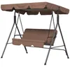 Outsunny Hollywoodschaukel Gartenschaukel 3-Sitzer mit Dach Produktbild-Vorschau 1
