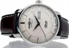A close-up studio shot of a men's wristwatch with a leather strap. Náhľad obrázku produktu