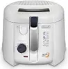 A white DeLonghi Roto Fritteuse (deep fryer) is shown from the front against a white background. Náhled obrázku produktu