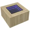 vidaXL LED-Couchtisch Sonoma-Eiche 60x60x40 cm Produktbild-Vorschau 3