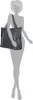 XL großer Damen Shopper Umhängetasche Tasche Leder Optik Produktbild-Vorschau 7