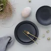 CreaTable, 20569, Lava Stone czarny, zestaw 18 talerzy, Podgląd zdjęcia produktu 11