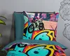 Duvet cover Good Morning 135x200 + 1* 80x80 cm - graffiti Produktbild-Vorschau 3