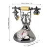 Vintage-Telefonwecker, einzigartig, elegant, genaue Zeit, Produktbild-Vorschau 5