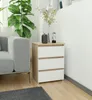 Nachttisch AKORD CL3 Sonoma-Eiche 40 cm 3 Schubladen Front Produktbild-Vorschau 4
