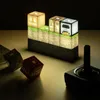 Minecraft-themed building block lights and accessories are displayed on a surface. Náhľad obrázku produktu