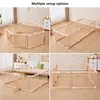 Laufgitter Baby faltbar aus Holz 172 x 172 cm – Baby Produktbild-Vorschau 5