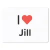 MuchoWow® Mauspad Mousepad Ich liebe -Jill- Girl 23x19 cm - Produktbild-Vorschau 1