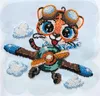 Abris Art Perlenstich Set "Mit dem Wind!", bedruckt, Produktbild-Vorschau 1