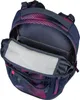 An open backpack with a patterned exterior and a mesh pocket inside. Anteprima dell’immagine prodotto
