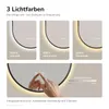 EMKE Badspiegel mit Beleuchtung, Antibeschlag 3 Lichtfarben Produktbild-Vorschau 3