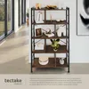 Étagère Charleston 75,5x30x155cm - Bois foncé industriel, Voir les images du produit 3