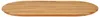 Plateau de table : 110 x 55 x 3,5 cm. Forme : ovale. Voir les images du produit 3