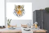 MuchoWow® Poster Tiger - Kopf - Gelb 180x120 cm - Produktbild-Vorschau 3
