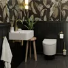 Lenz JUNA WC-Bürstengarnitur zur Wandmontage - GOLD- kleben Produktbild-Vorschau 2