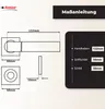 DOMINO Türgriff Drückergarnitur WC - Badezimmer Set | mit Produktbild-Vorschau 7