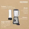 Severin SM 3737, Stolný mixér, 1 L, Pulzný spínač, Drtenie Náhľad obrázku produktu 12