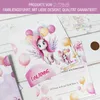 Einhorn Einladung Kindergeburtstag Mädchen | XXL Unicorn Produktbild-Vorschau 5