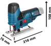 Bosch 06015A1005 Bosch GST 12V-70 2x 3,0 Ah Akku-Stichsäge Productafbeelding-voorbeeld 9