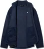 Dunkelblaue Prism Polartec InterActive Fleecejacke von Berghaus mit zwei Seitentaschen und offenem Kragen. Produktbild-Vorschau