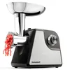 A Juissiart electric meat grinder with ground meat coming out of the grinder. Produktbild-Vorschau