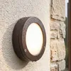 Außenleuchte Wand Messing massiv Glas Ø 14 cm hoch IP64 Produktbild-Vorschau 1