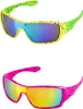 80er Disco Brille neon-pink - Fasching Karneval Produktbild-Vorschau 6