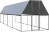 Cloris Designermöbel Outdoor-Hühnerkäfig 2x8x2 m Verzinkter Produktbild-Vorschau 1