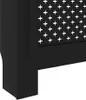 vidaXL Heizkörperverkleidung Schwarz 112x19x81,5 cm MDF Produktbild-Vorschau 11