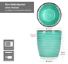 sada 6 hrnků Blue mocha bez ucha 150ml 6 osob Matcha tea Náhled obrázku produktu 6