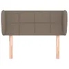 CLORIS Bettkopfteil Kopfteil mit Ohren Taupe 83x23x78/88 cm Produktbild-Vorschau 3
